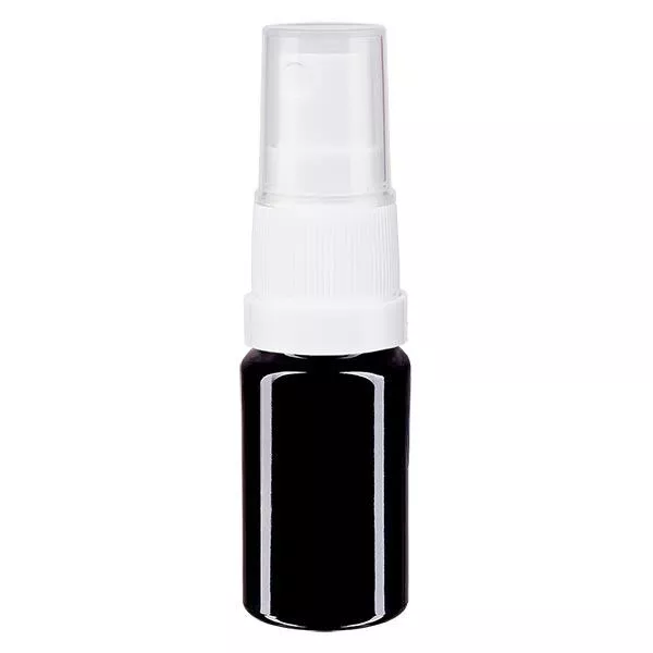 Apothekenfl. viol. 5ml Sprayaufsatz weiss