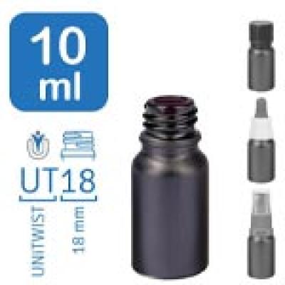 10ml BlackLine Apothekenflaschen UT18