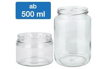 ab 500ml bis 999ml