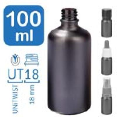 100ml BlackLine Apothekenflaschen UT18